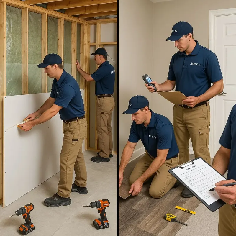 Repairs and Reconstruction process in North Corbin, KY