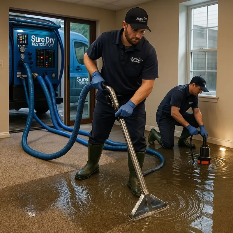 Water Extraction and Removal process in North Corbin, KY